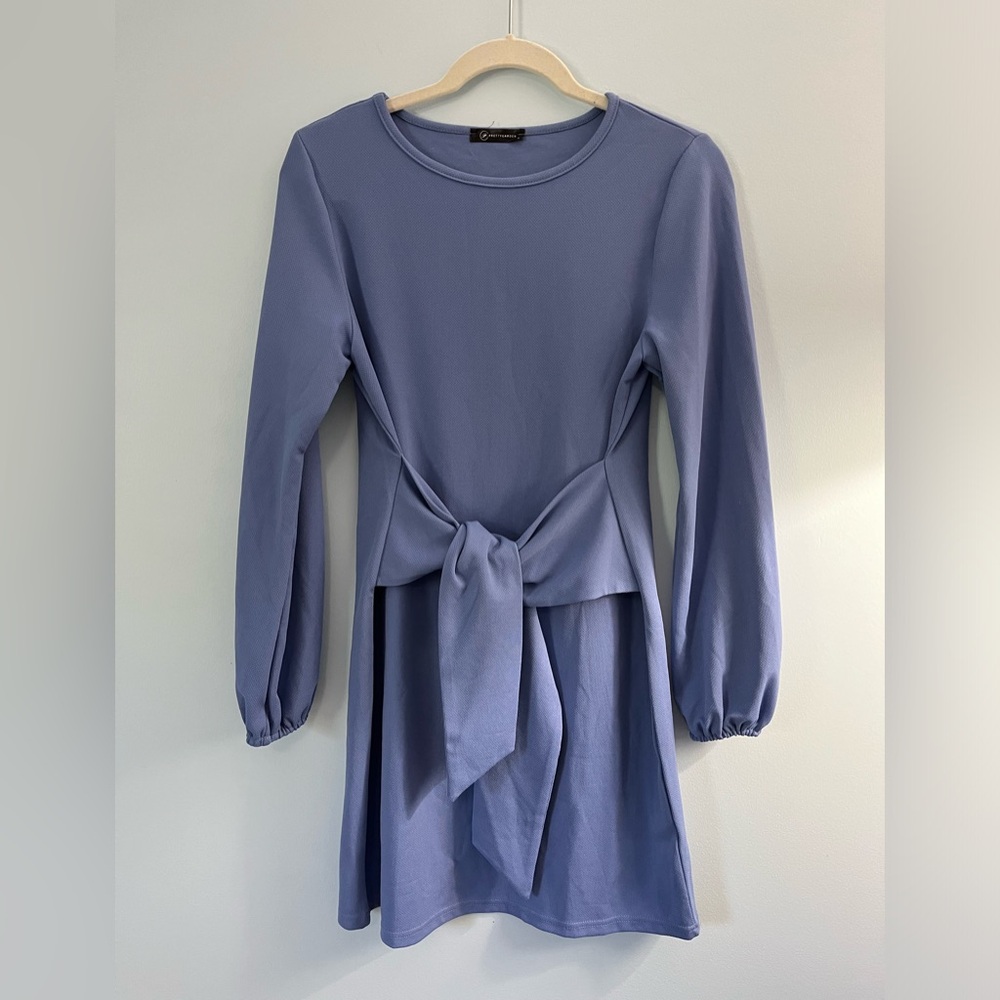 Pretty Garden Lavender/Cornflower Blue Dress